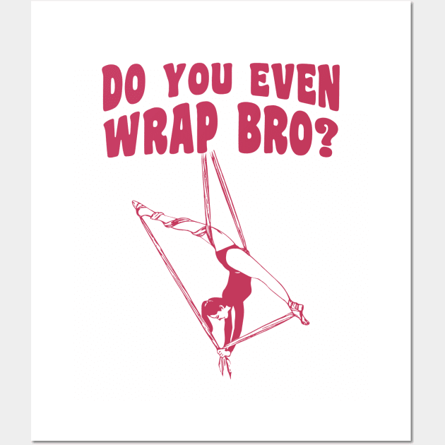 Do You Even Wrap Bro? - Aerialist, Acrobat Wall Art by stressedrodent